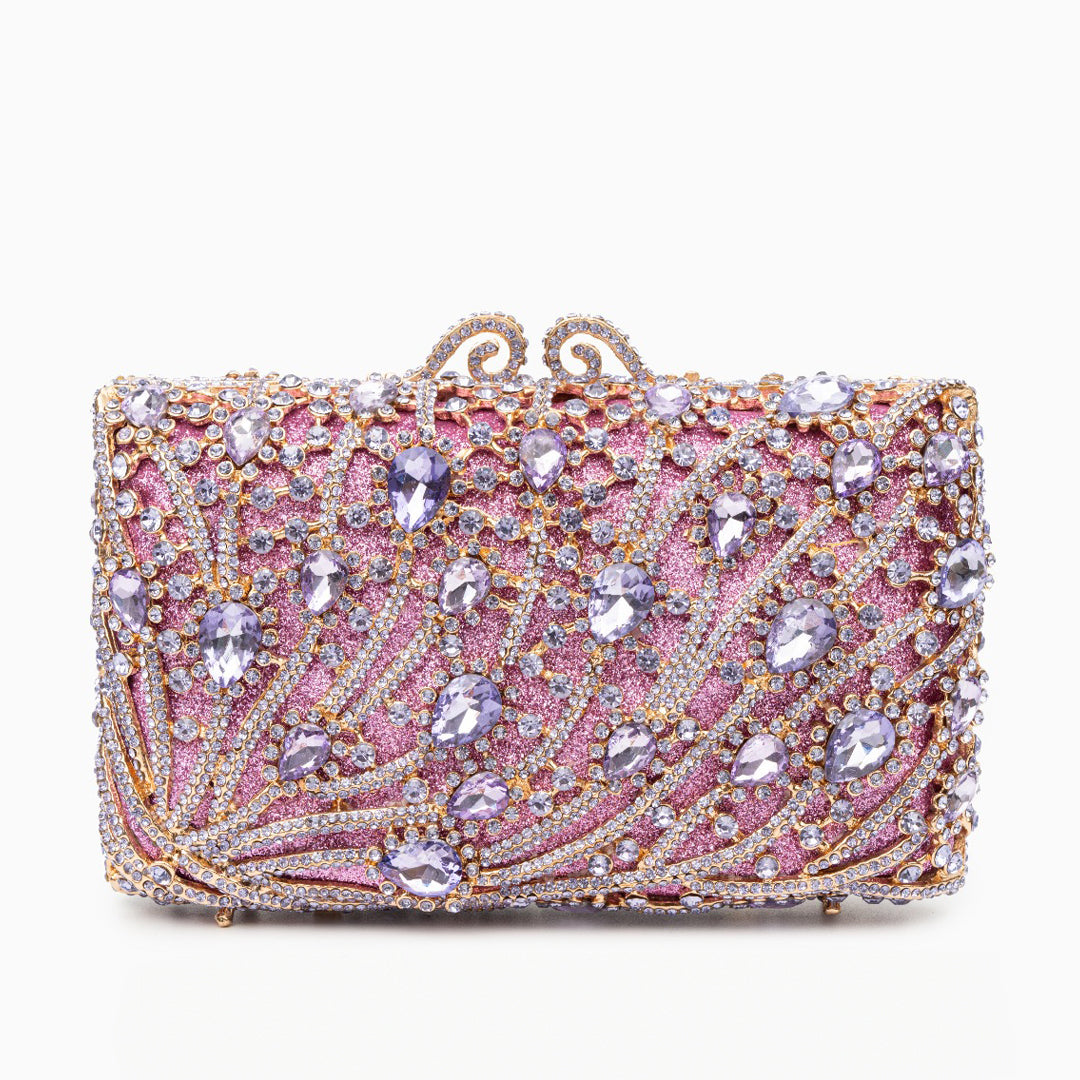 (CS) Siena Strass-Clutch-Tasche
