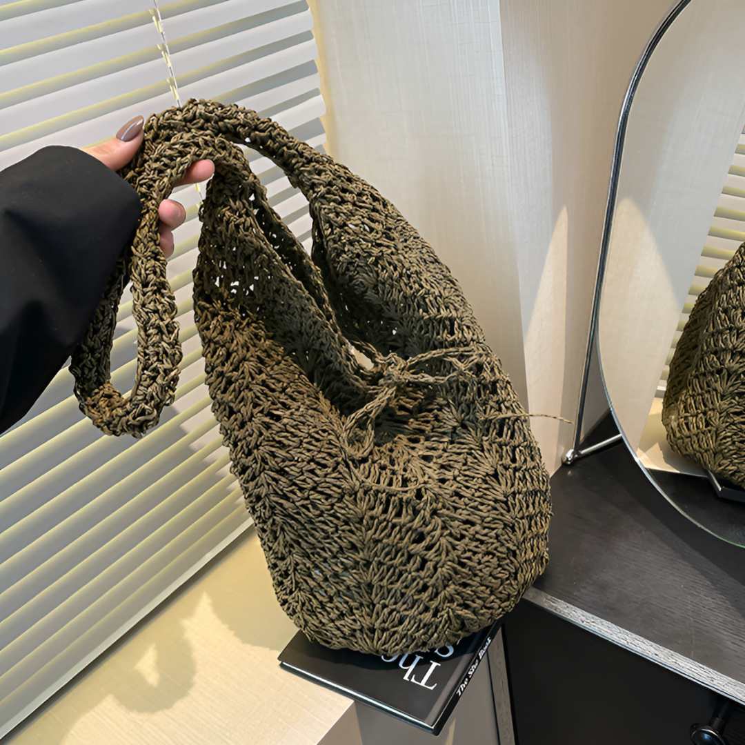 <tc>Raya Straw Sling Tasche</tc>