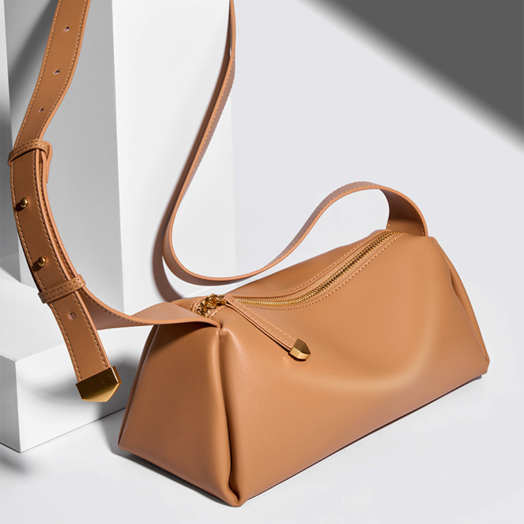 <tc>Elodie Baguette-Tasche aus weichem Leder</tc>