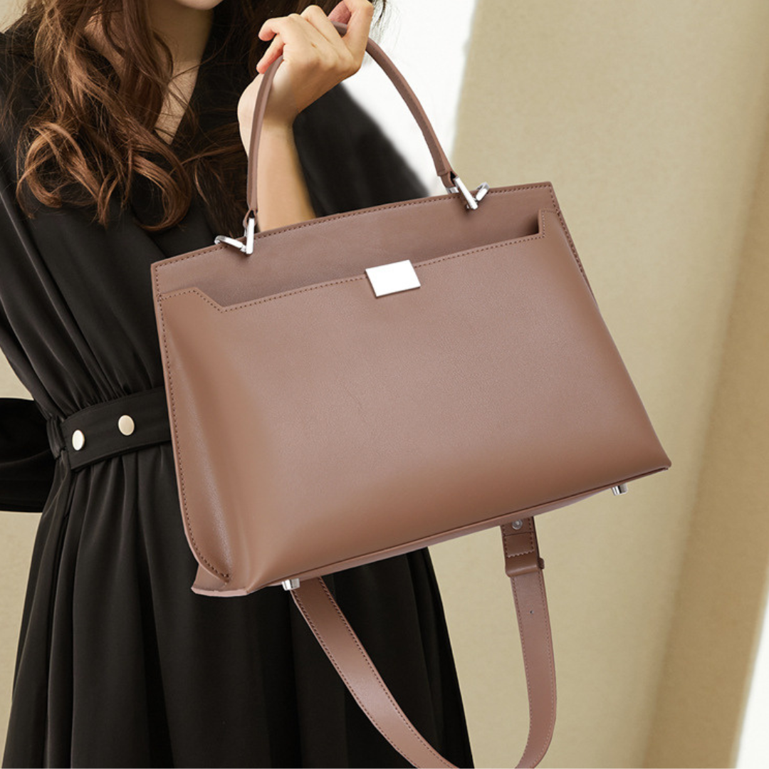 <tc>Dalphine Tote aus weichem, strukturiertem Leder</tc>