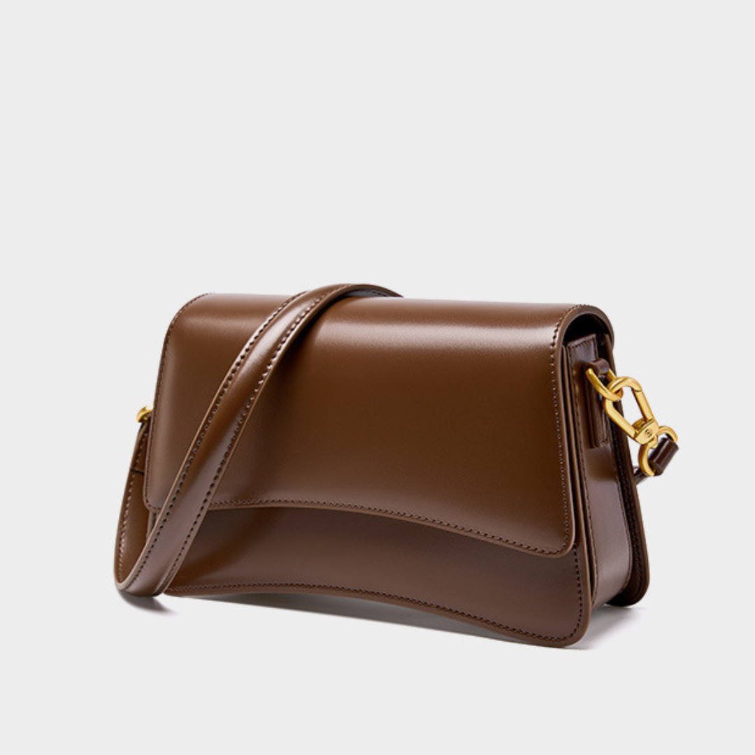 <tc>Britney Sleek Leder Umhängetasche</tc>