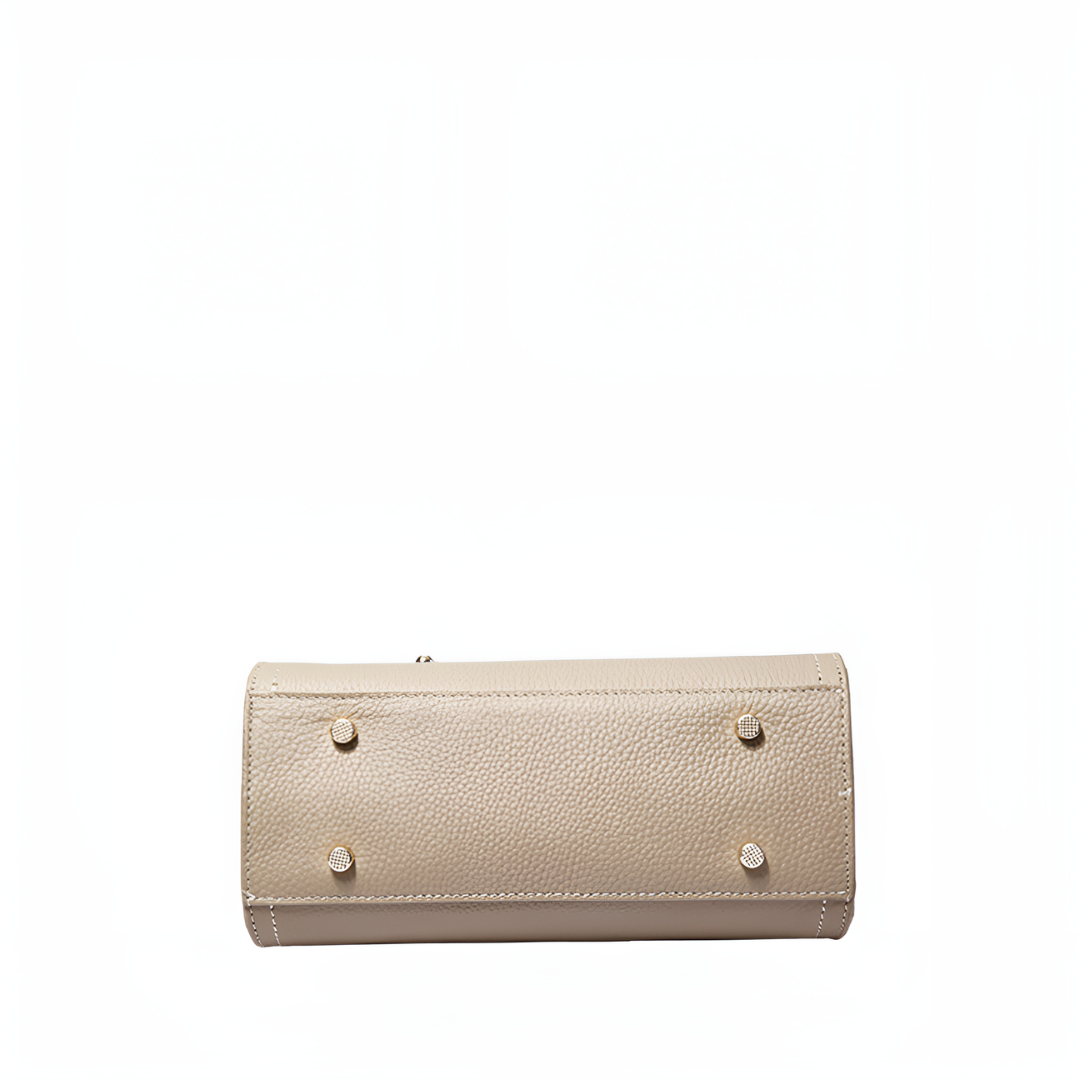 <tc>Aubri Strukturierte Lederhandtasche</tc>