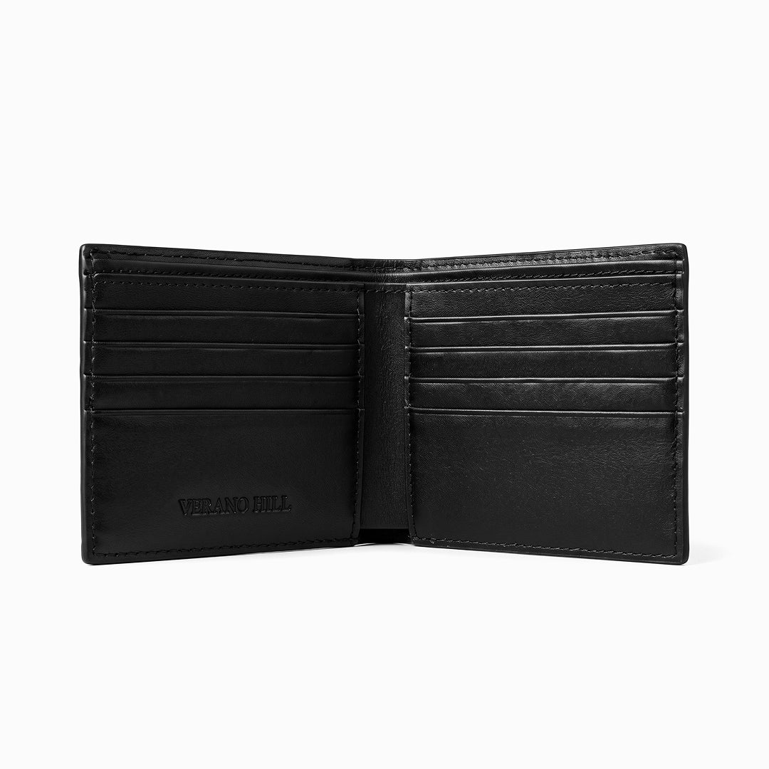 Croc-Embossed Slim Wallet