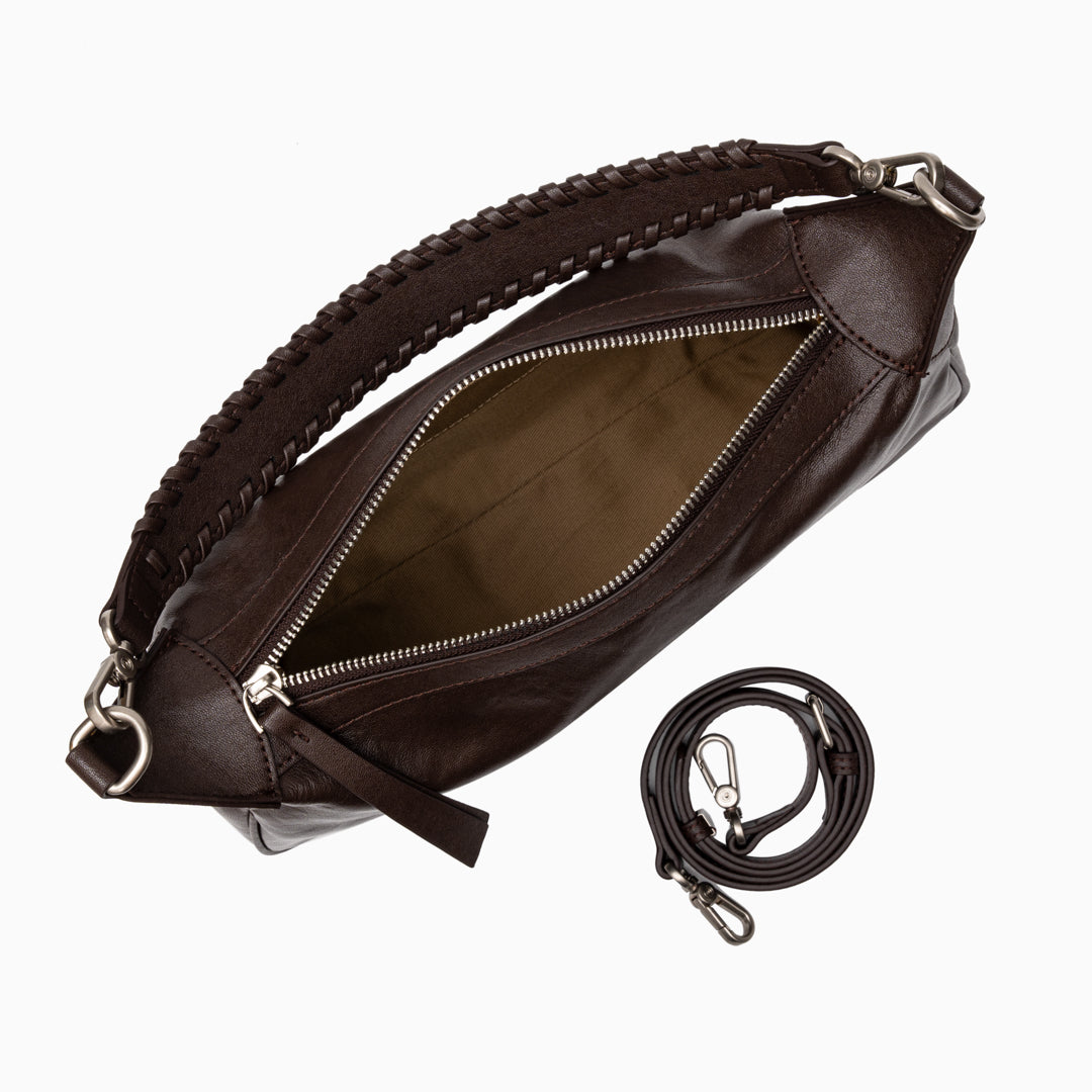 <tc>Lara geflochtene Hobo-Tasche</tc>