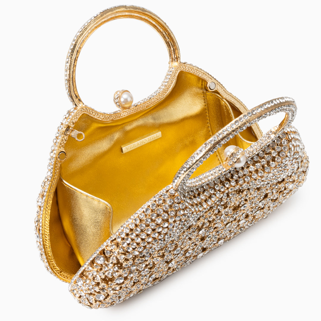 Glitzernde Glamour-Handtasche