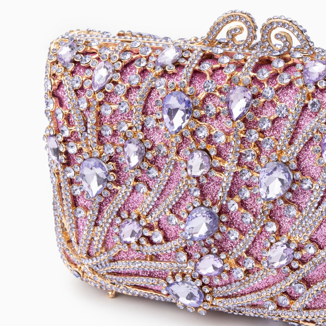 (CS) Siena Strass-Clutch-Tasche