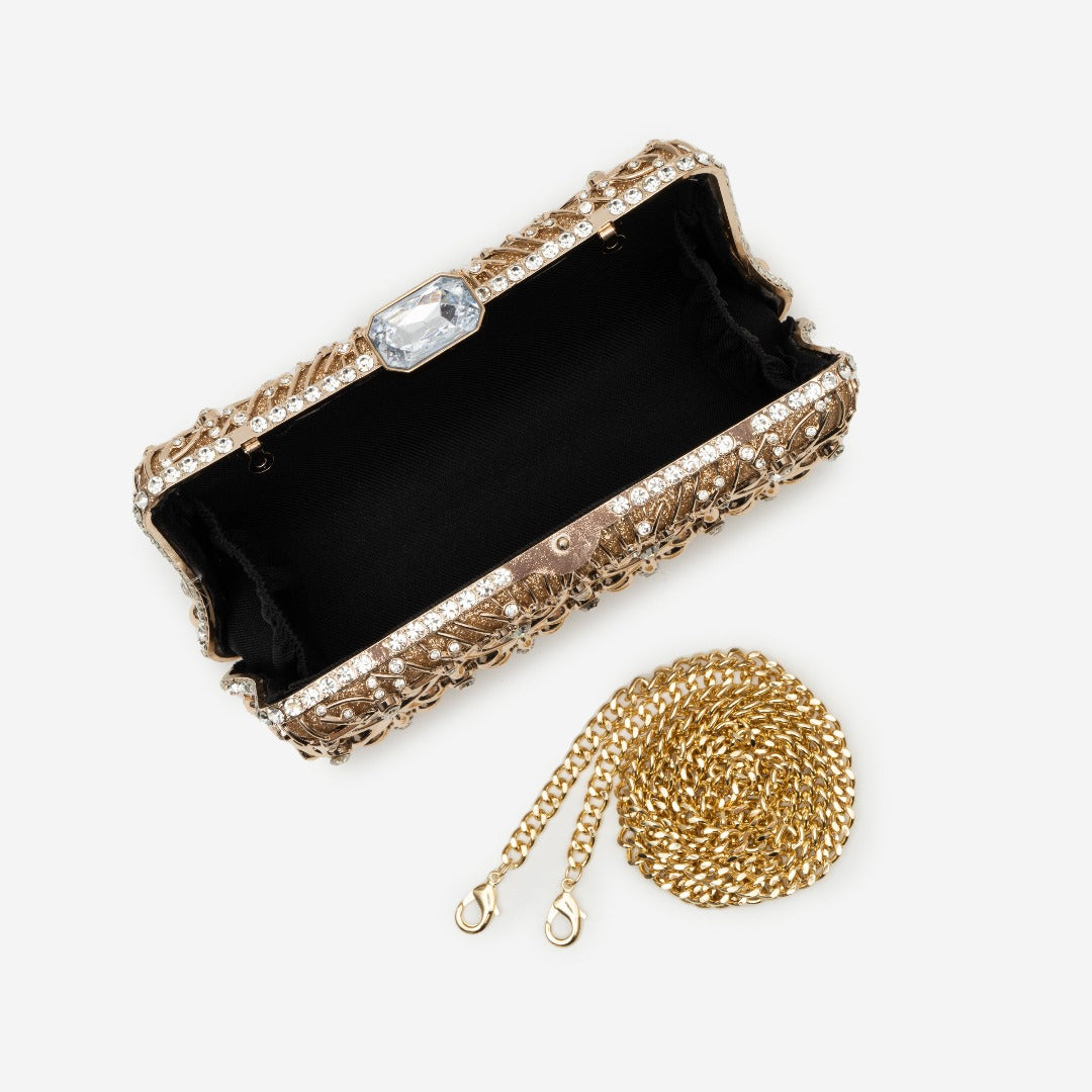 Angelina Strass Clutch Tasche