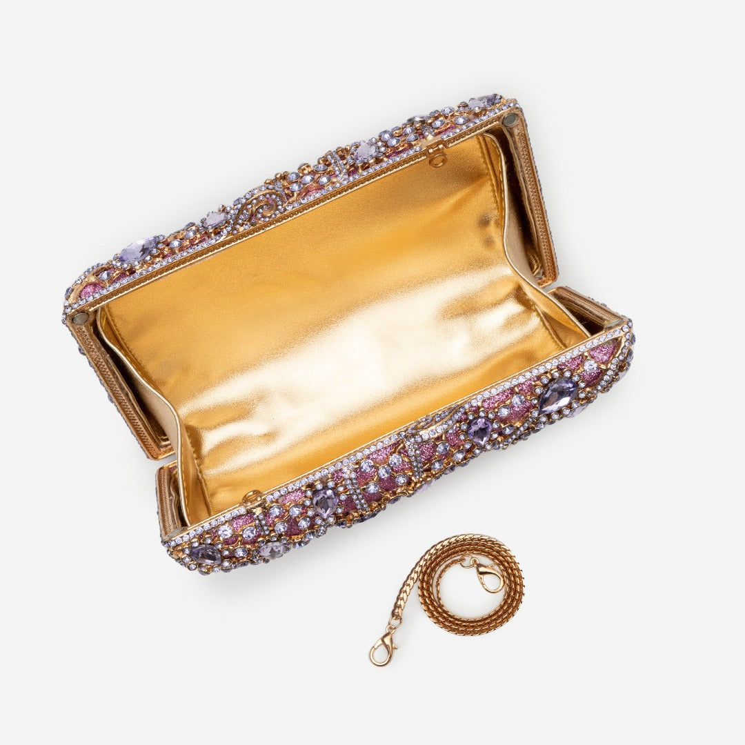 (CS) Siena Strass-Clutch-Tasche