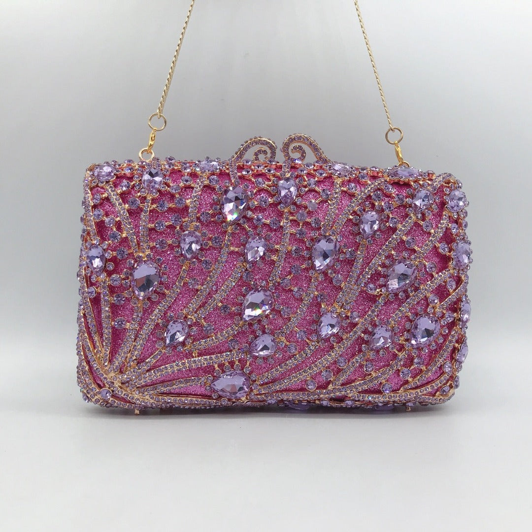 (CS) Siena Strass-Clutch-Tasche