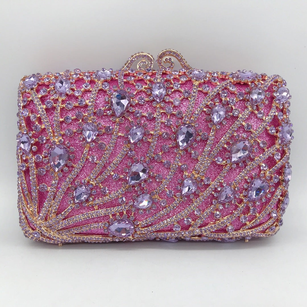 (CS) Siena Strass-Clutch-Tasche