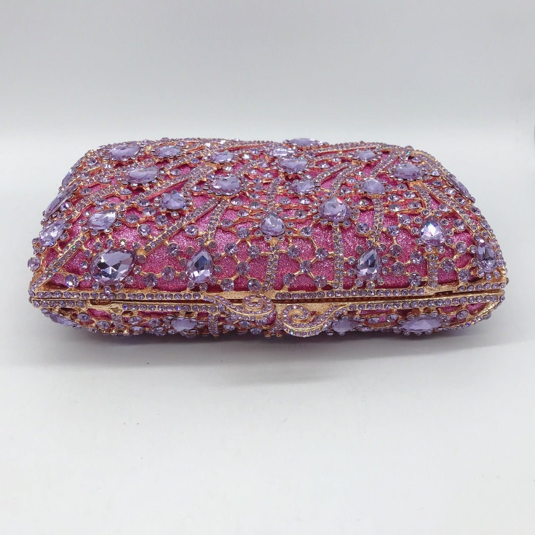 (CS) Siena Strass-Clutch-Tasche