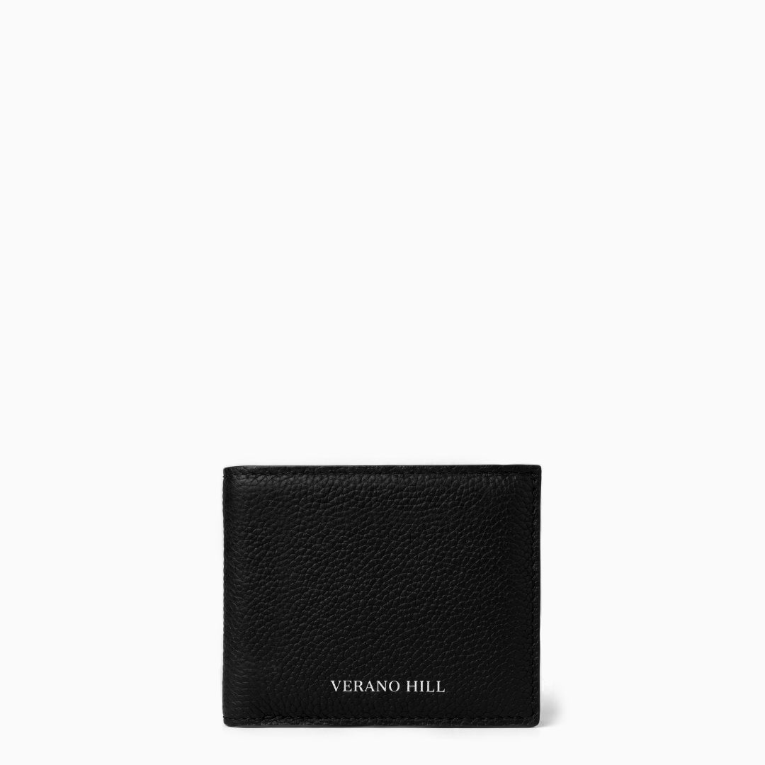 Pebbled Leather Bifold Wallet