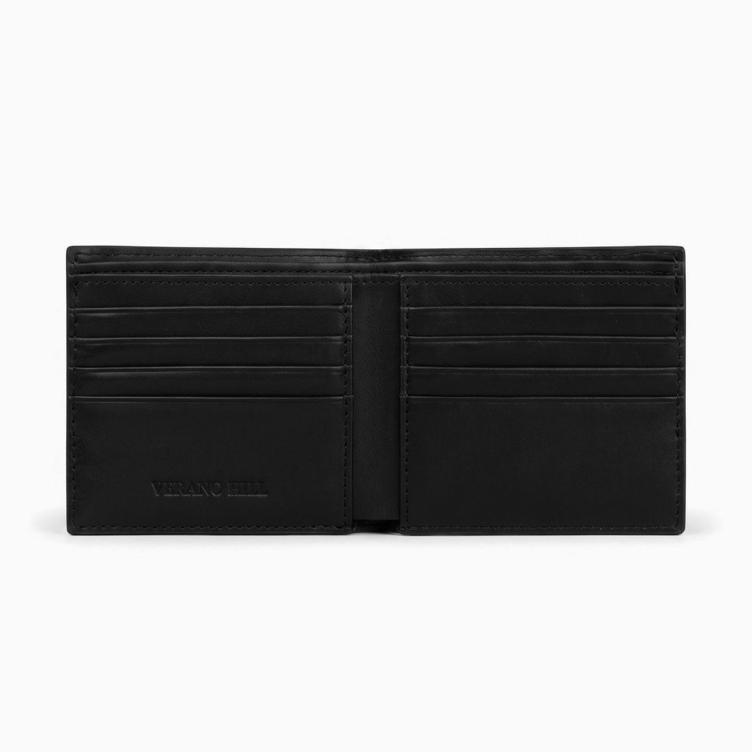 Pebbled Leather Bifold Wallet