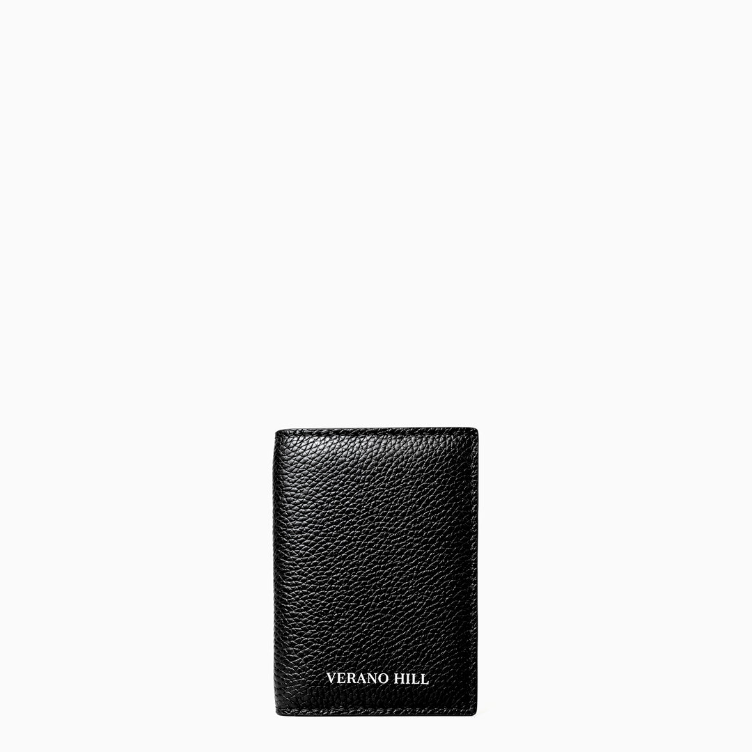 Pebbled Leather Card Holder