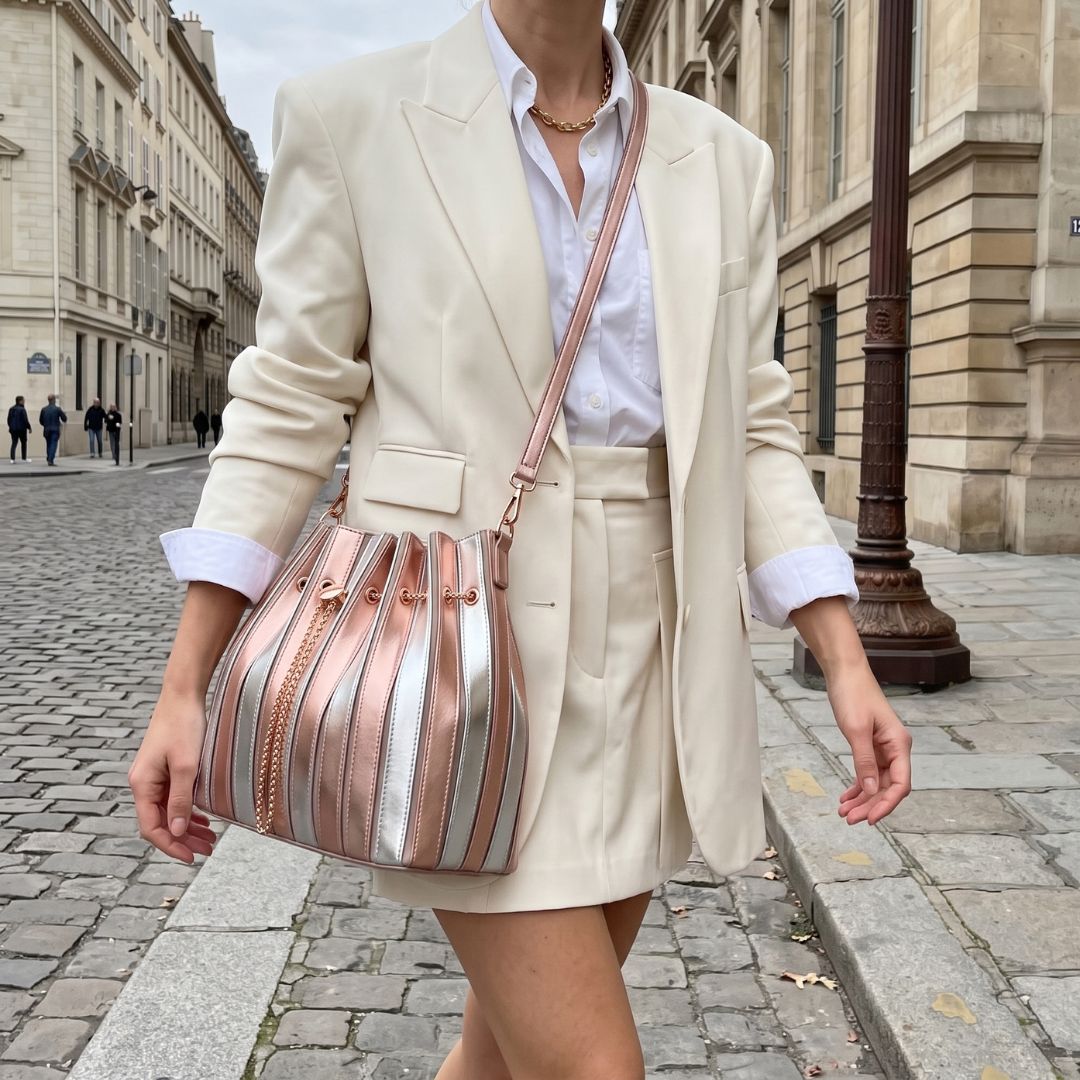 Pink with Silver