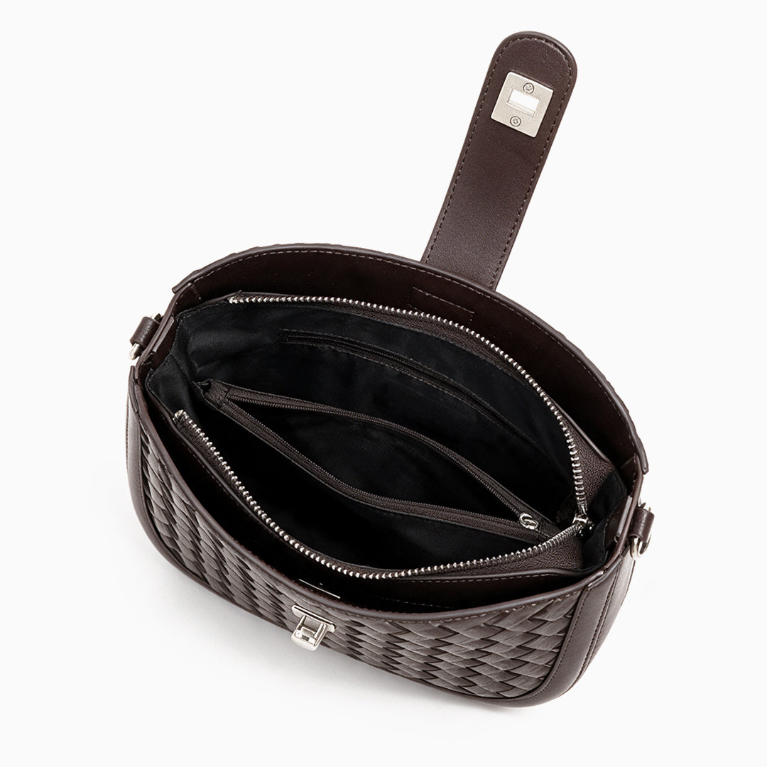 Théodarine Woven Shoulder Bag
