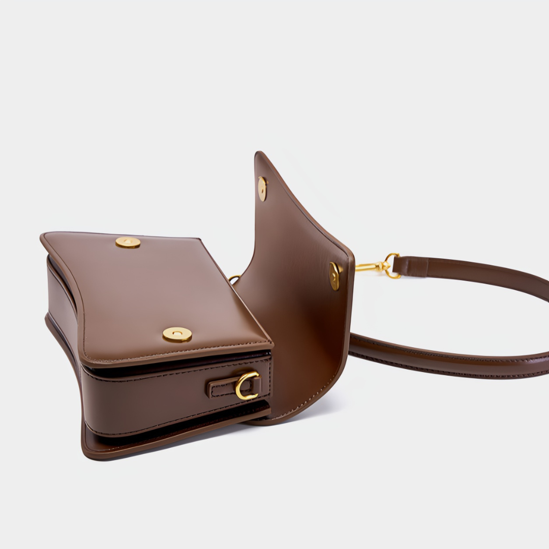 <tc>Britney Sleek Leder Umhängetasche</tc>
