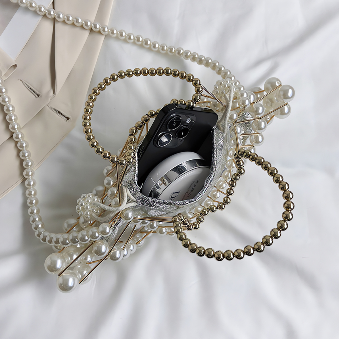 Sizilien Perlenhandtasche