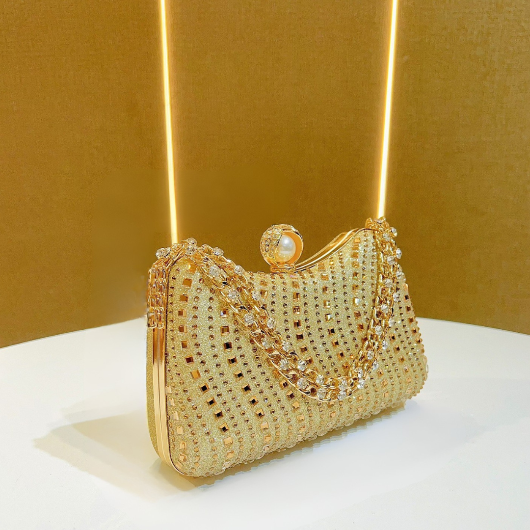 <tc>Camille Kristall Abendtasche</tc>