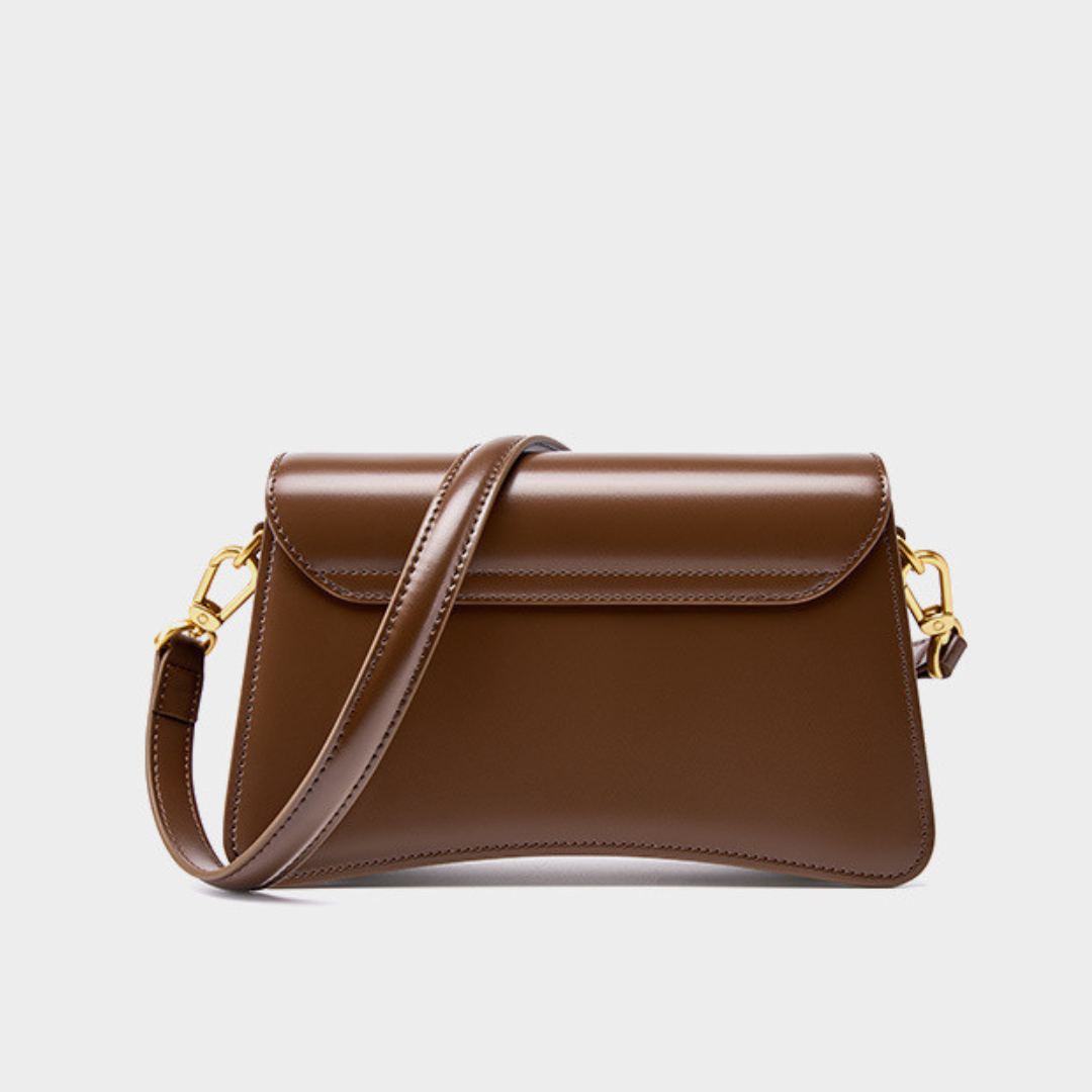 <tc>Britney Sleek Leder Umhängetasche</tc>