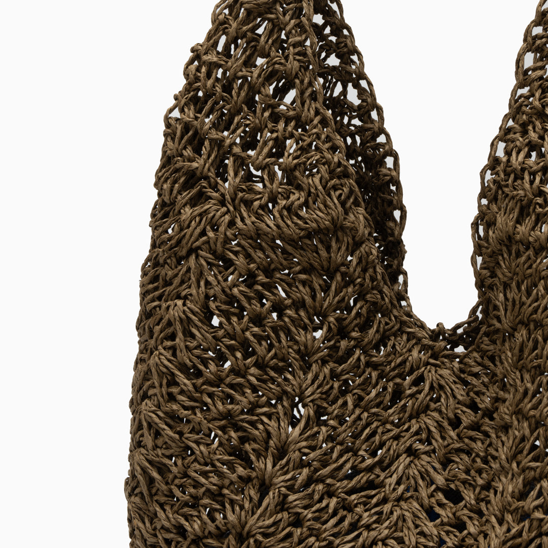 <tc>Raya Straw Sling Tasche</tc>