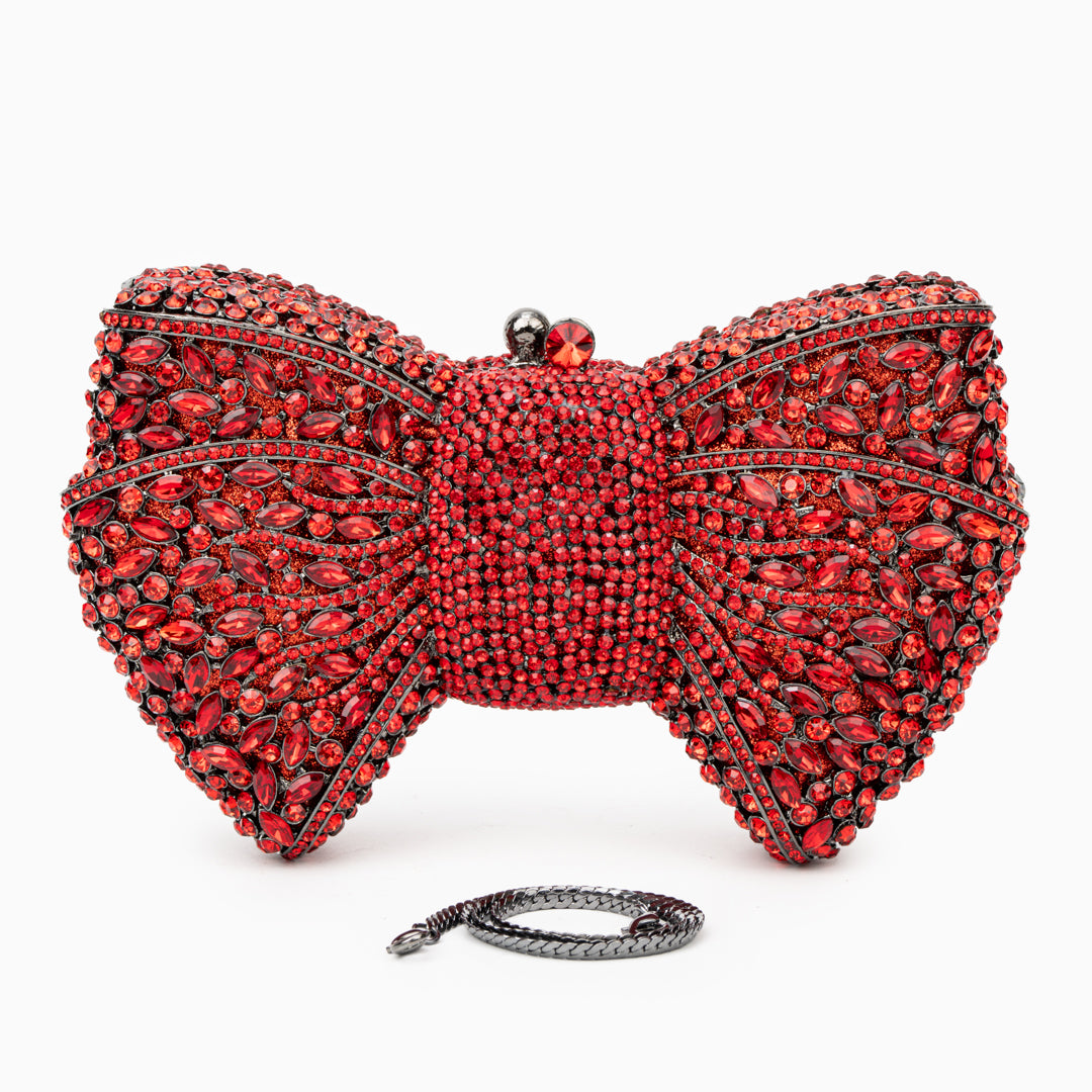 Isabella Clutch Tasche - Rot