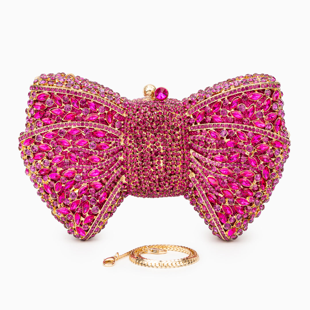 Isabella Clutch-Tasche - Hot Pink