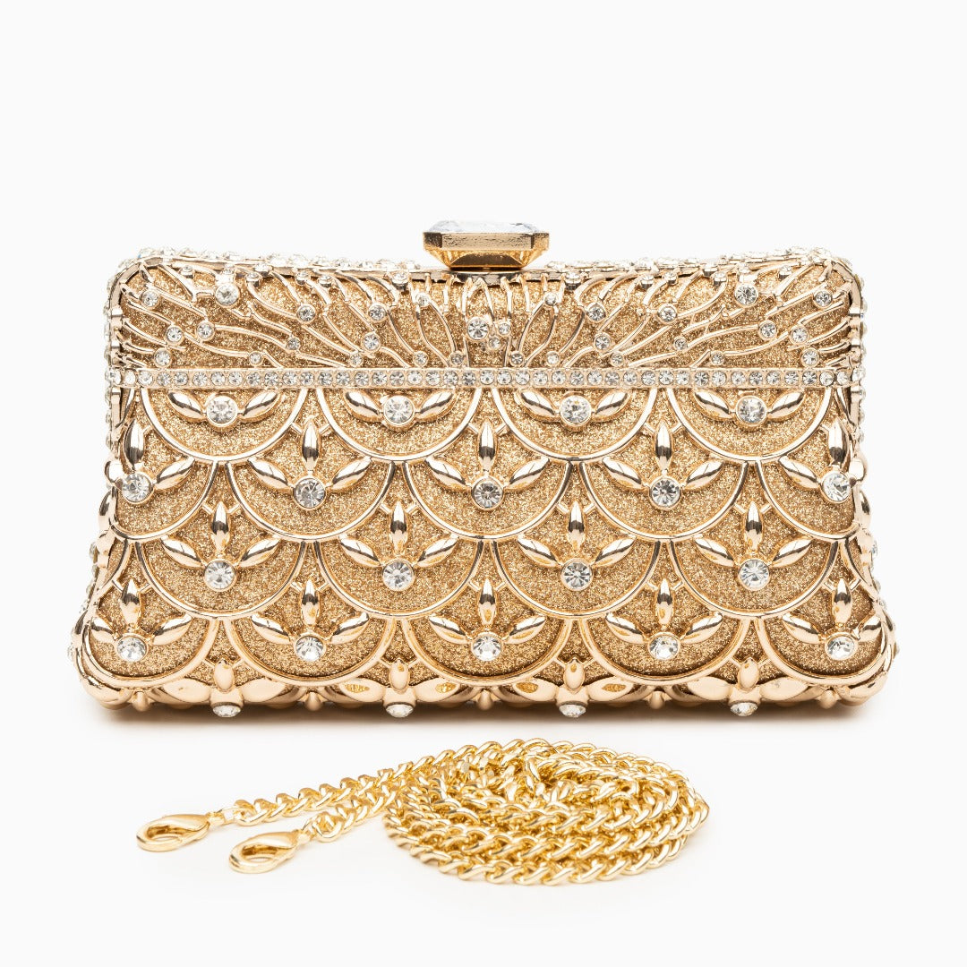 Angelina Strass Clutch Tasche