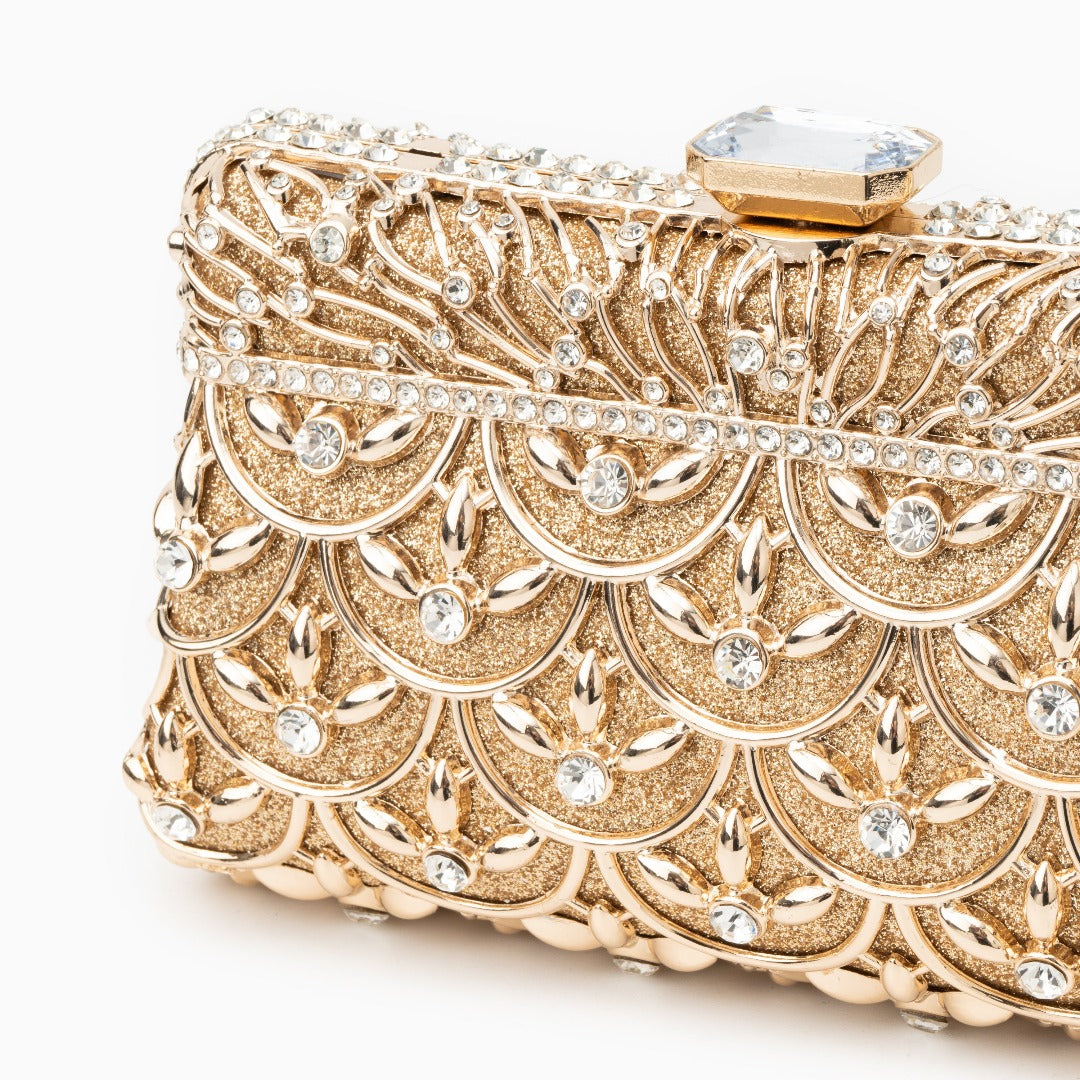 Angelina Strass Clutch Tasche