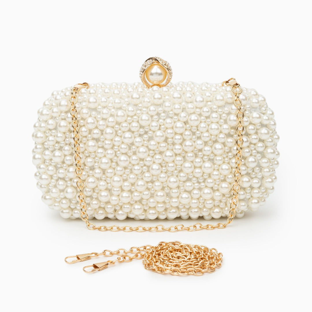 Chantal Perlen Clutch Tasche