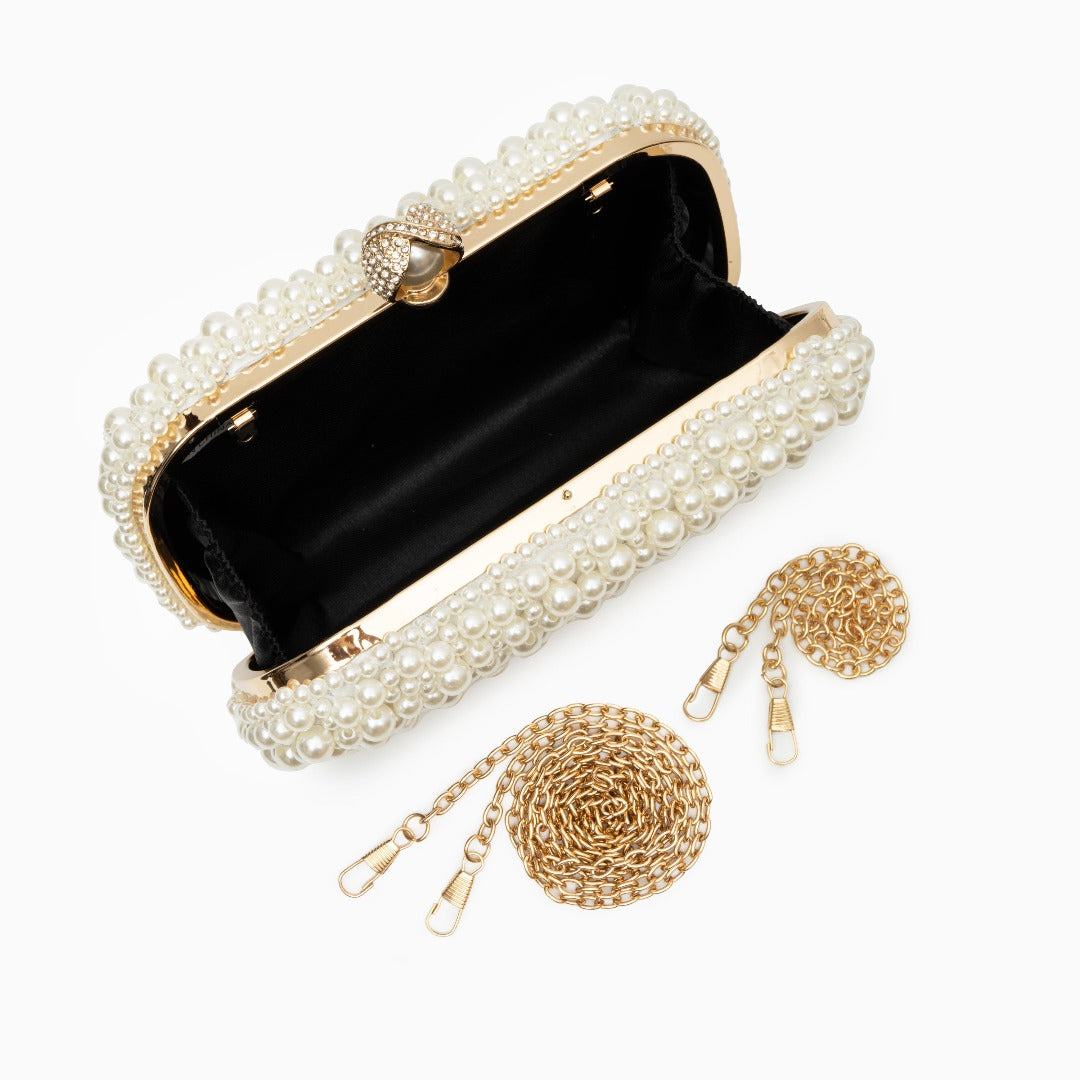 Chantal Perlen Clutch Tasche