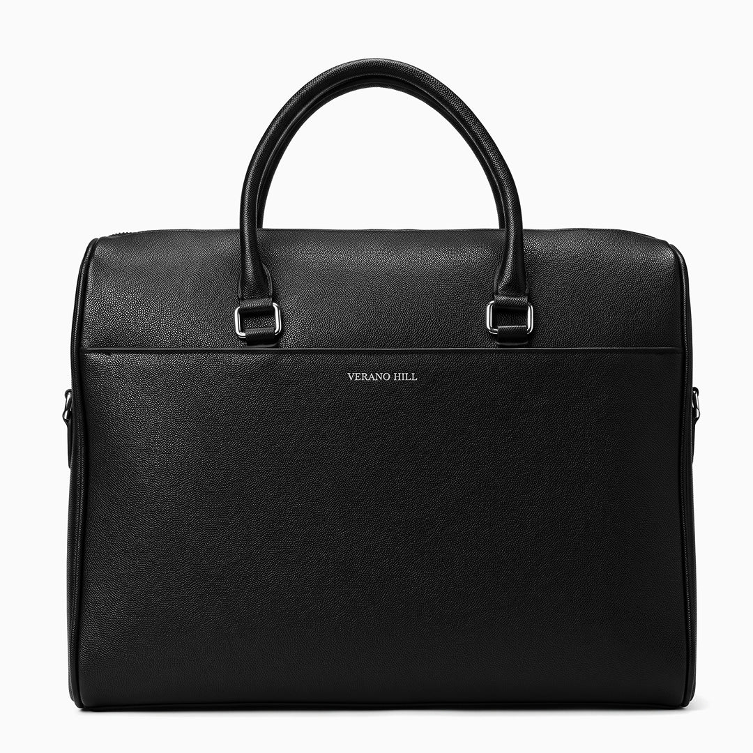 Grained Leather Briefcase