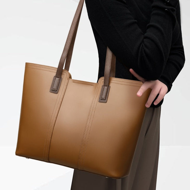 Christina Tote Tasche aus echtem Leder