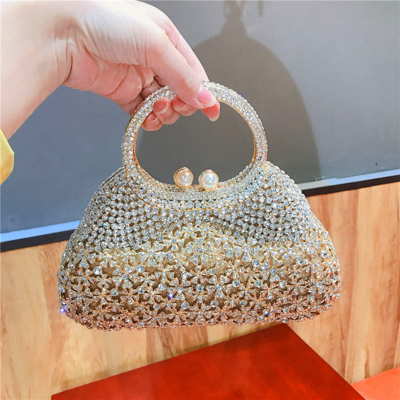 Glitzernde Glamour-Handtasche