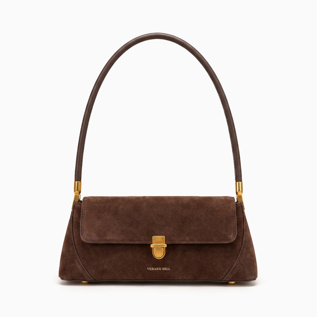 Parisienne Suede Shoulder Bag
