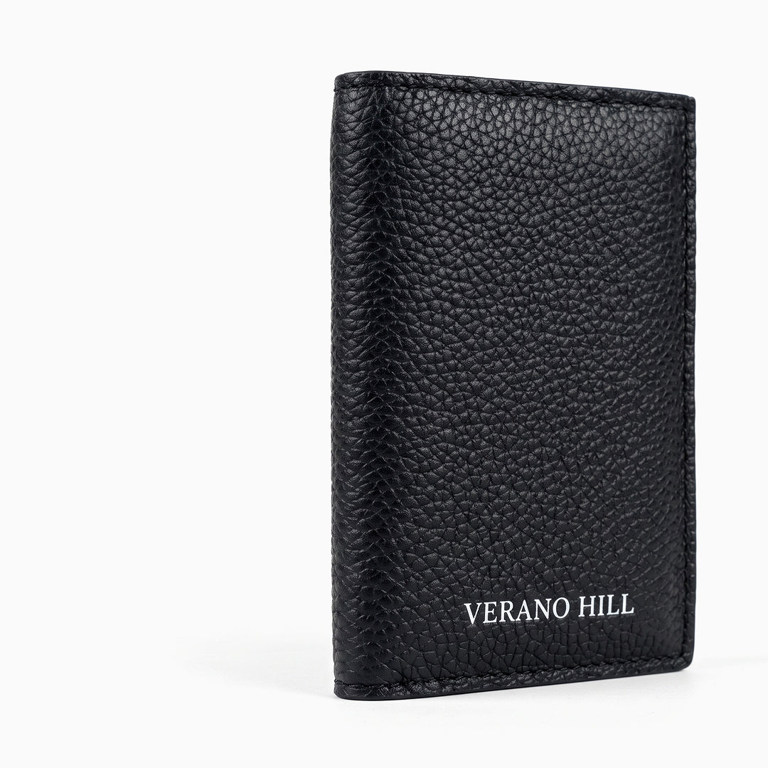 Pebbled Leather Card Holder