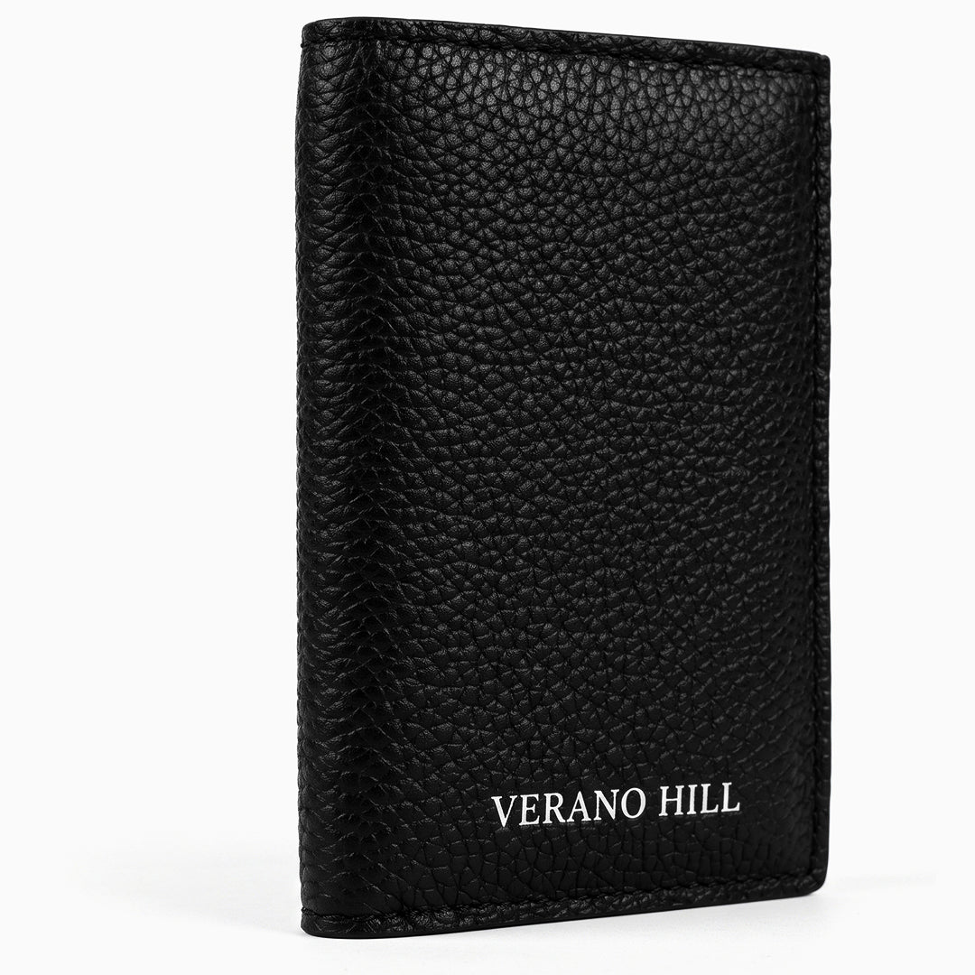 Pebbled Leather Card Holder