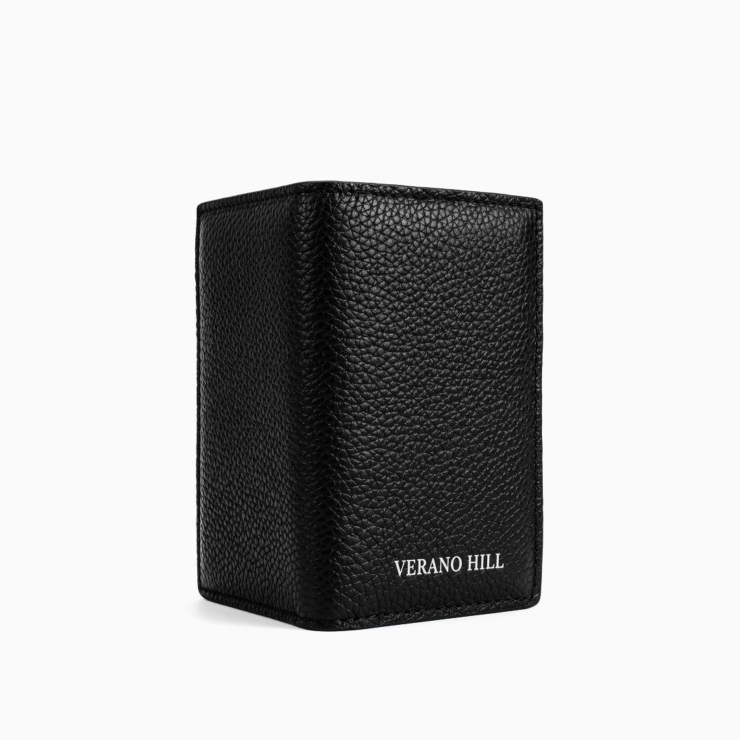 Pebbled Leather Card Holder