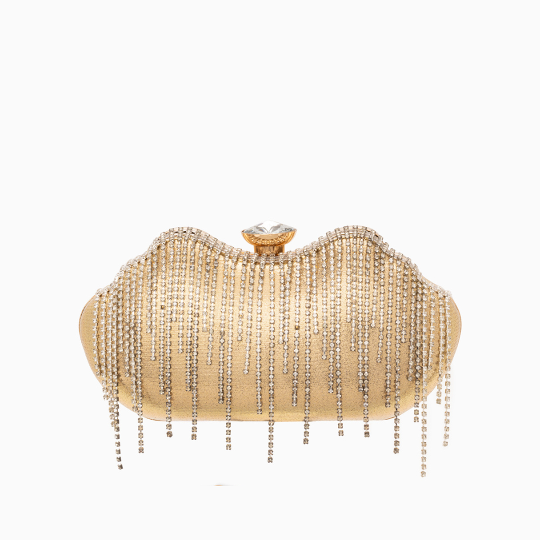 <tc>Ambrinee Kristall Fransen Tasche</tc>