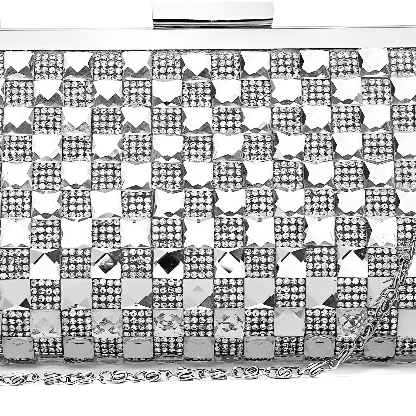 Sandy Crystals Dinner Clutch Tasche