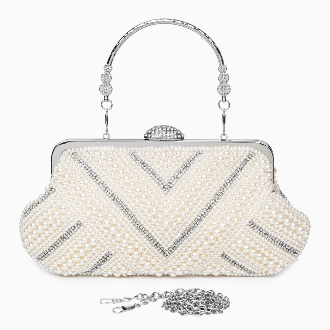 Pristine Pearl Clutch Tasche