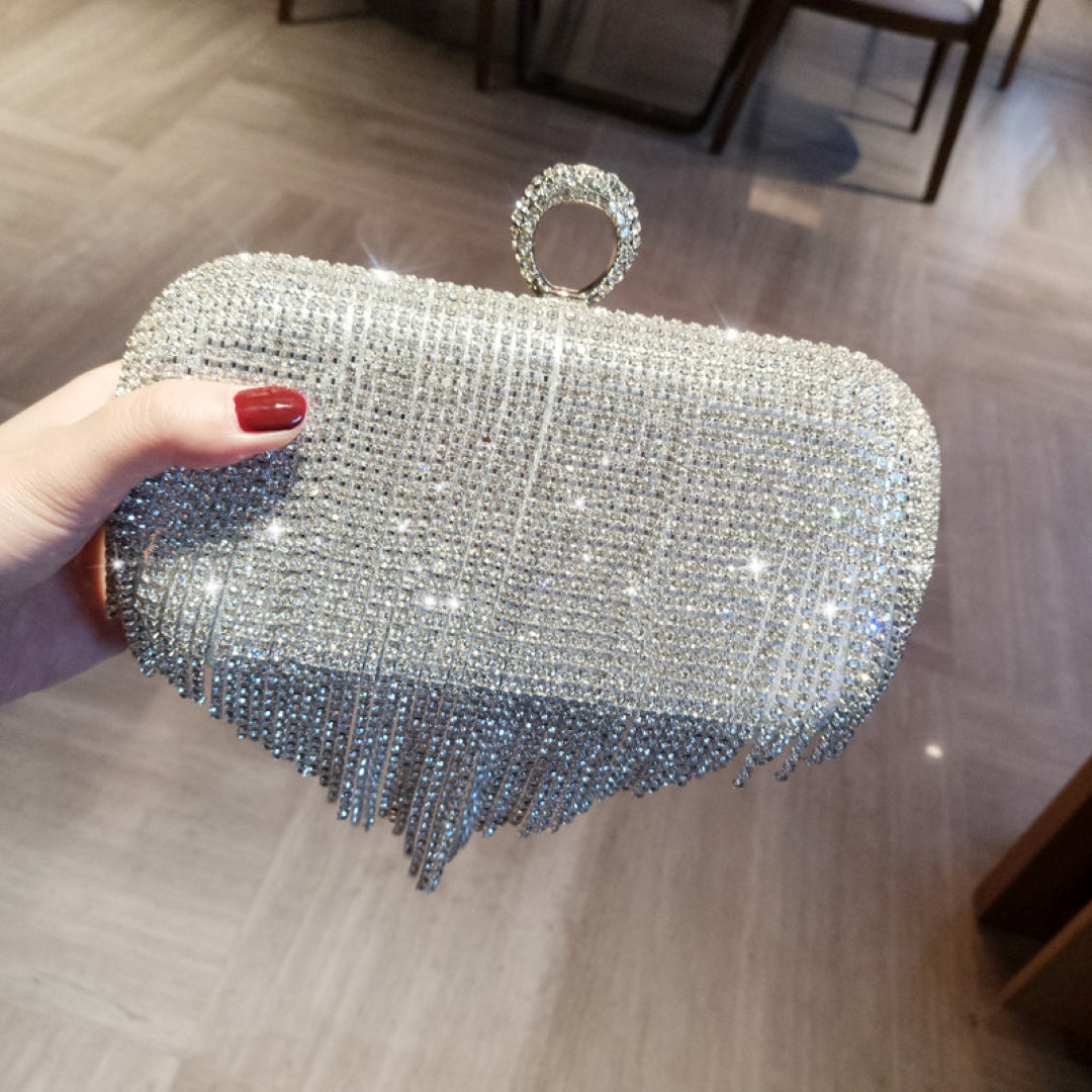 Ätherische Luxus-Clutch-Tasche