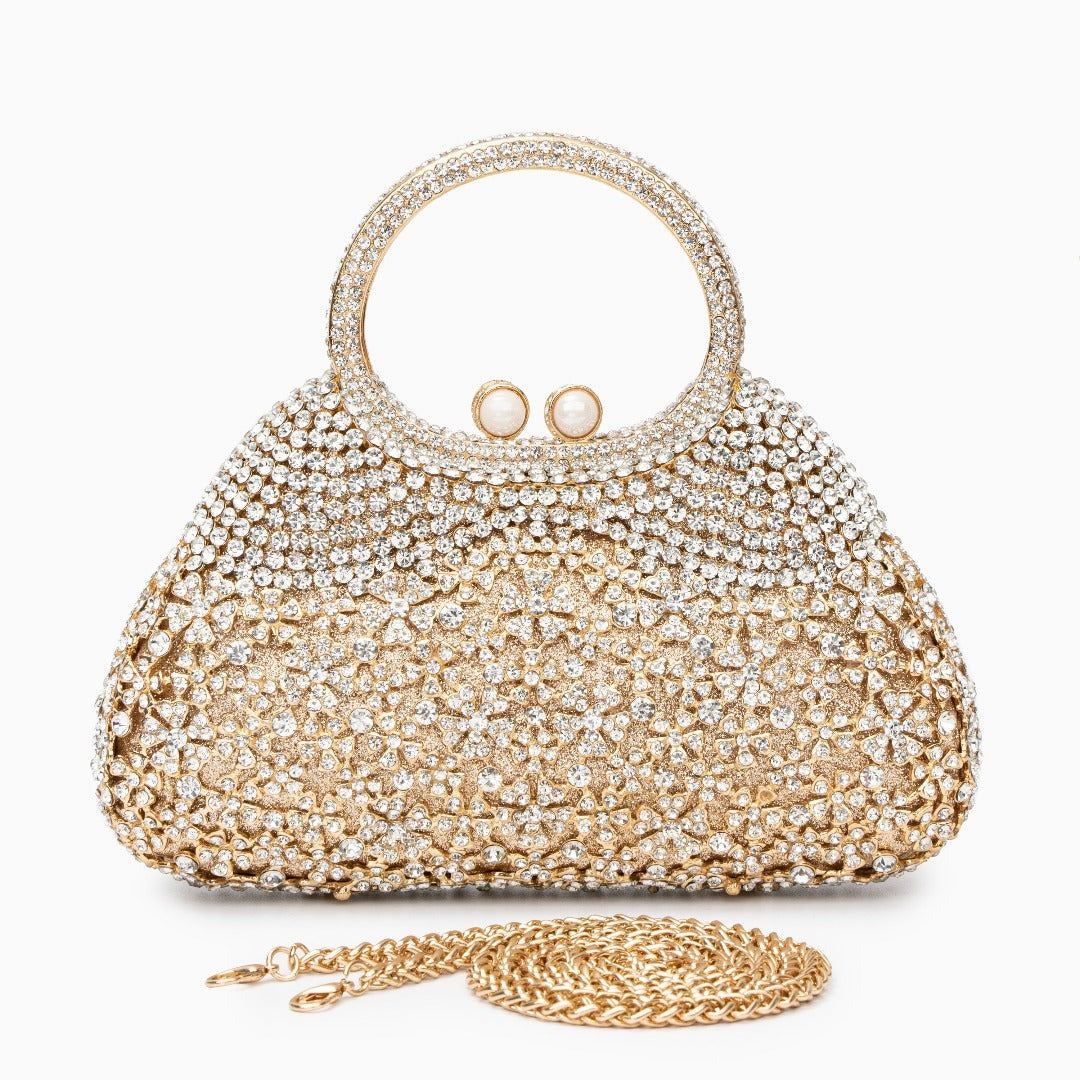 Glitzernde Glamour-Handtasche