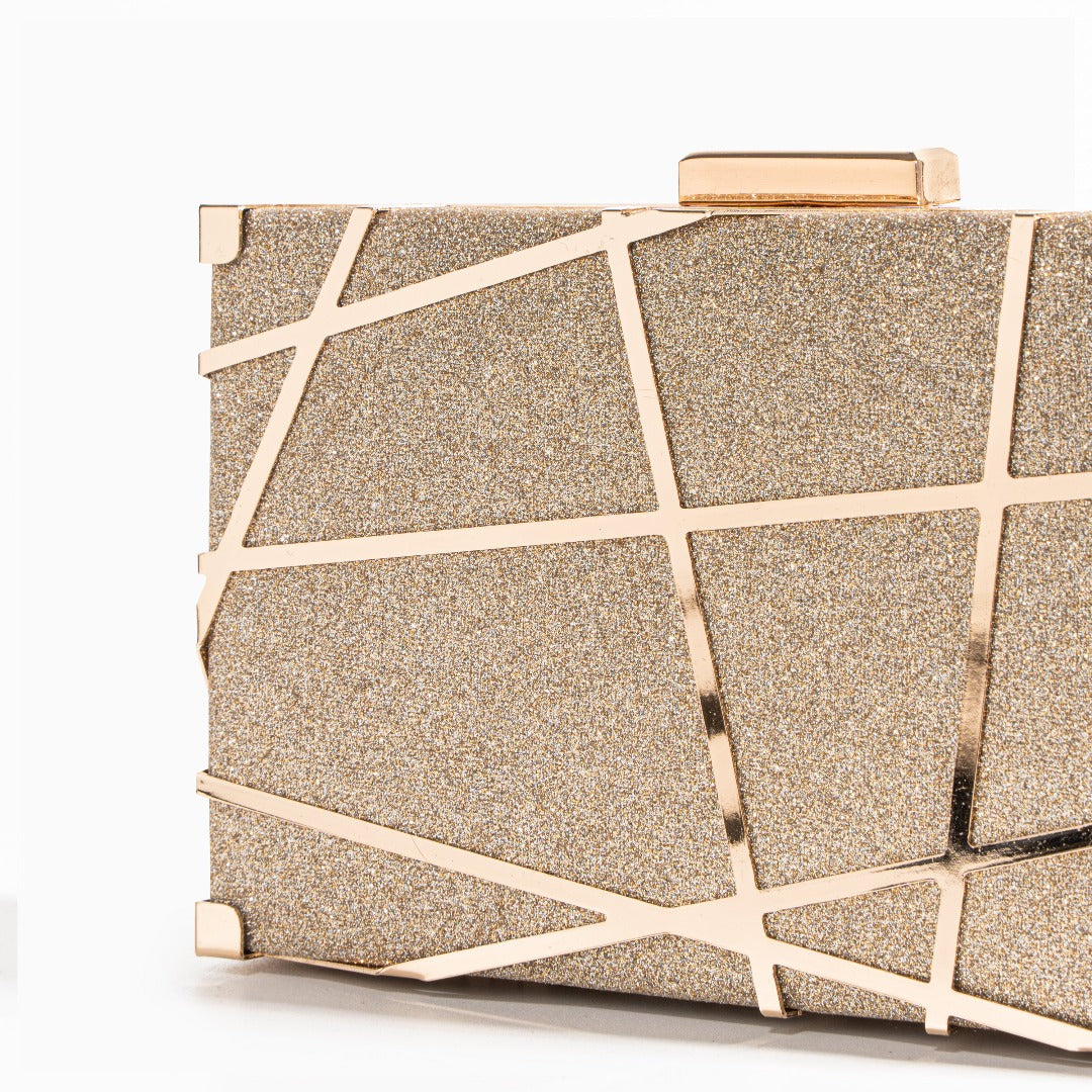 Geometrische Clutch-Tasche