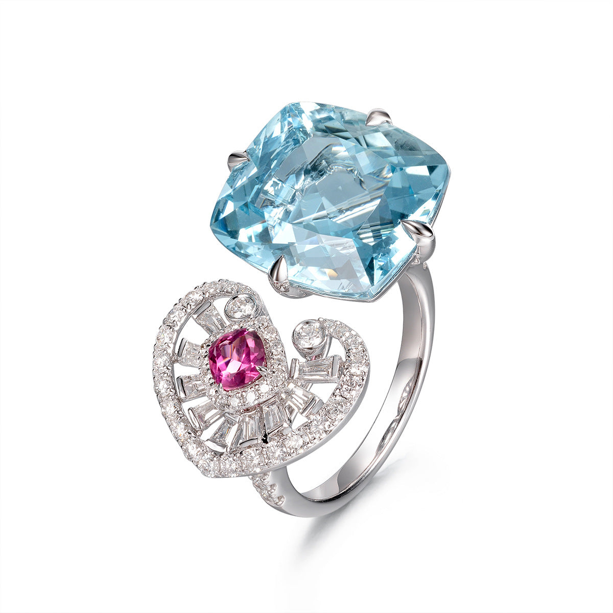 Majestic Belle Herz Ring